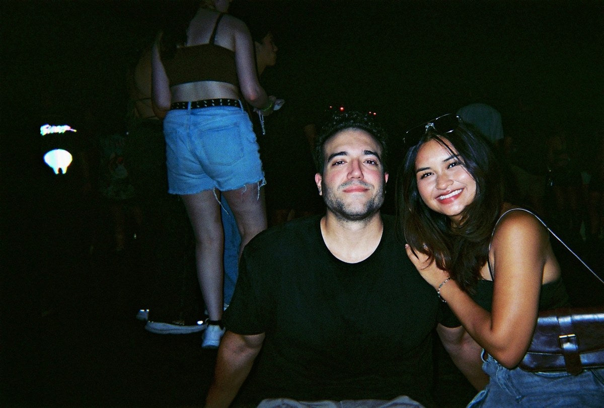 Anthony and his girlfriend together